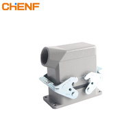Conector resistente al agua IP65 13A 500V 6/10/16/24 pines conexión rápida eléctrica Industrial rectángulo macho hembra enchufe