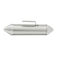 Factory Wholesale Orff Conical Scraper Tube Latin Percussion Instrument Stainless Steel Metal Guiro with Comb Scraper