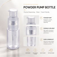 Flacon pulvérisateur personnalisé en PET pour poudre fine – Distributeur de poudre pour shampoing sec, coiffage et emballage cosmétique