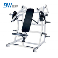 Presse à pectoraux assise isolalette super inclinée BW – Équipement de musculation et de fitness pour l'entraînement de la force