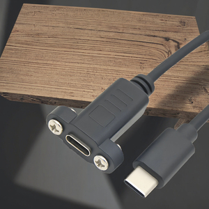 <span class=keywords><strong>C</strong></span>âble d'extension <span class=keywords><strong>USB</strong></span> 2.0 <span class=keywords><strong>USB</strong></span> <span class=keywords><strong>C</strong></span> avec vis, prise <span class=keywords><strong>femelle</strong></span> <span class=keywords><strong>USB</strong></span> Type <span class=keywords><strong>C</strong></span> à montage sur panneau <span class=keywords><strong>vers</strong></span> prise mâle <span class=keywords><strong>USB</strong></span> Type <span class=keywords><strong>C</strong></span> - Product Image 6