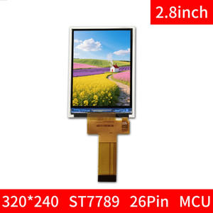 Hot bán 2.8 inch TFT màn hình LCD Điều khiển IC st7789p3 240rgb * 320, giao diện MCU 8bit LCD module cho cà phê Maker - Product Image 3