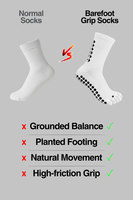 Chaussettes de sport pour hommes, cinq doigts, tricotées, respirantes, antidérapantes, motif uni, collection Printemps