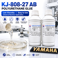 Adhesivo de Poliuretano KEJIA KJ-808-27, Pegamento AB de Alto Rendimiento hasta 200°C para Reparación de Metales, Construcción y Sellado de Sensores