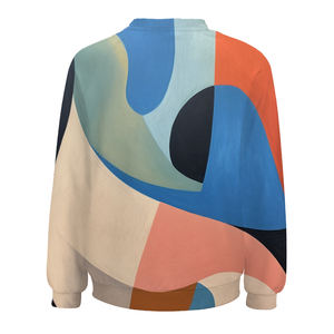 Sudaderas con cuello redondo raglán de seda de alta calidad con imagen personalizada para mujer sudaderas con capucha bordadas XS-disponibles para verano Otoño Invierno - Product Image 1