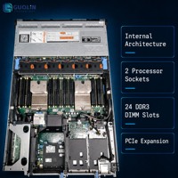 Serveur d'entreprise Dell PowerEdge R720XD 2U d'occasion pour la virtualisation, l'hébergement cloud, les serveurs de stockage intensifs et les serveurs multi-chargeurs pour centres de données