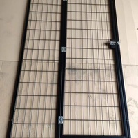 Paneles de Malla de Alambre Soldada con Recubrimiento de Polvo Negro de Calibre 10 y 4 mm, Resistentes a la Corrosión, Ecológicos, para Cercas de Perros en Interiores y Exteriores