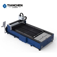 Mesin Pemotong Laser 3Kw 3015 3000W Murah Cina 3M*1.5M 1500X3000 Aluminium Baja Karbon Set Lengkap Logam