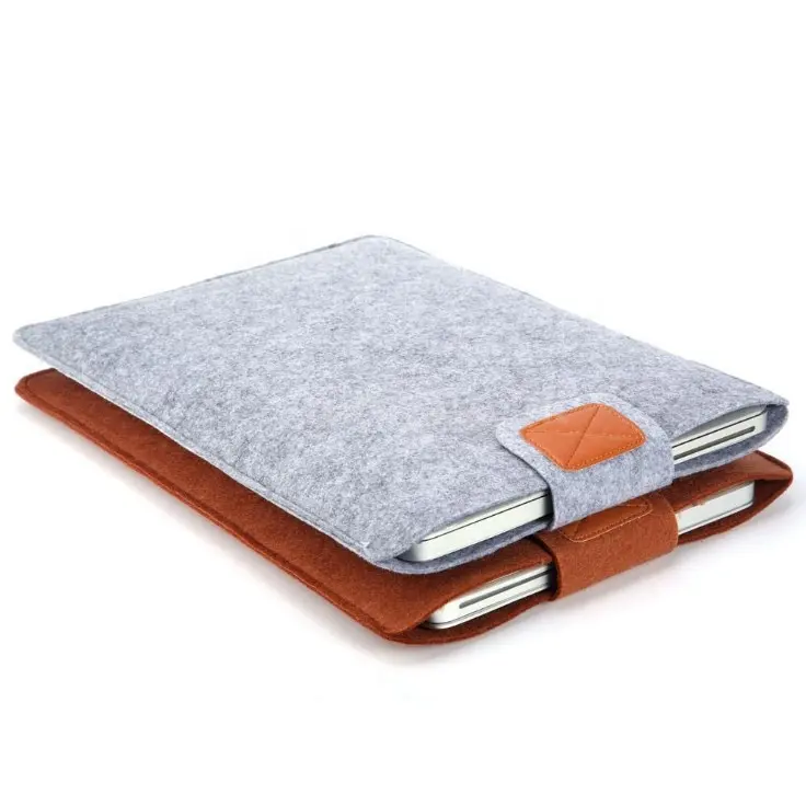 Factory Customized Liner Bag Notebook Computer Laptop Bag Felt Case Wool Felt 15 for Macbook with cheap price made in China