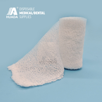Pansement en gaze froissée à usage unique pour chirurgie, fournitures médicales, pansement en rouleau