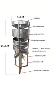 Máquina Multifuncional de Alta Productividad para Limpieza y Clasificación de Granos, Frijoles y Semillas, Separador de Soja Rotatorio por Gravedad Espiral - Product Image 3