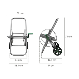 Carrello Avvolgitubo in Acciaio 50 Metri - Product Image 2
