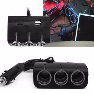 Chất Lượng Cao Xe Tải Đa Chức Năng 12V-24V Ổ Cắm Mở Rộng Dây <span class=keywords><strong>3</strong></span> <span class=keywords><strong>Way</strong></span> Kép USB Charger Với Chuyển Đổi Xe Thuốc Lá Nhẹ Hơn - Product Image 6