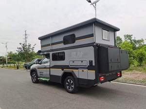 Camper 4x4 tout-terrain avec toit rigide relevable, extension d'autonomie hybride, camping-car - Product Image 2
