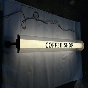 Acrylic Đèn ống với 360 độ <span class=keywords><strong>LED</strong></span> Tùy chỉnh vòng đèn neon, phổ biến Internet phong cách hình trụ hộp Đèn - Product Image 2