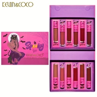 Nouveau créatif chat fille 12 couleurs couleur des lèvres en gros étanche et hydratant antiadhésif tasse lèvres glaçure ensemble