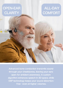 Audífonos Bluetooth con Tecnología de Conducción Ósea de 16 Canales Todo <span class=keywords><strong>en</strong></span> Uno para una Comodidad Óptima - Product Image 4