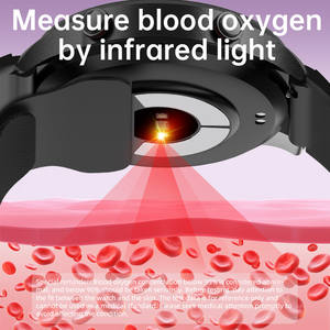 Nouvelle montre connectée de type pompe à air pour la pression artérielle, avec airbag, mesure de l'oxygène cardiaque, communication Bluetooth, pour prendre soin des amis et de la famille - Product Image 6