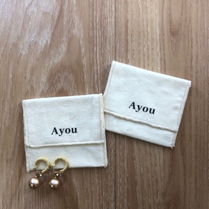 Wholesale Luxury <b>Envelope</b> Style Cotton Flannel Jewelry <b>Gift</b> Bag with Flap Jewelry Pouch - Product Image 1