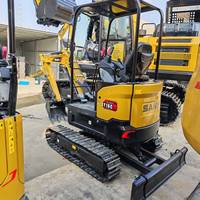 Miniexcavadora Sany SY16C de 1.6 toneladas en excelentes condiciones, con alta eficiencia, en oferta para la construcción.