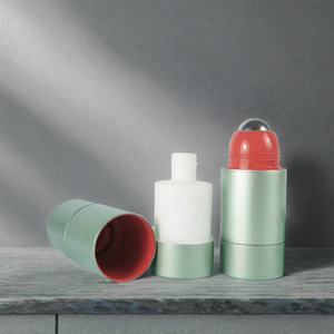 75ml White <b>Aluminum</b> Outer Body Eye Cream Container Screw Cap Lotion <b>Bottle</b> Synpak - Product Image 3