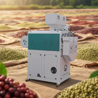 Machine à décortiquer le café, capacité 3-6 T/h, puissance 44 kW, double rouleau en fer, double conduit d'air, usage industriel, modèle JLSM30/60
