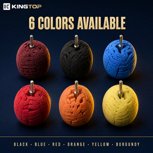 KINGTOP PB-26 Boule de polissage en mousse pour coins morts 80mm avec tige de fixation métallique pour la retouche de peinture automobile et le lustrage de carrosserie - Product Image 6