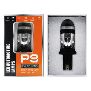 Ampoule de phare LED P9 pour voiture H4 60W 6000LM 12V, projecteur de lumière pour moto, lentille 6000K blanc naturel, éclairage universel - Product Image 3