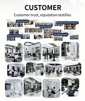 Fauteuil de Barbier Professionnel Inclinable Noir Hydraulique – Mobilier de Salon de Coiffure Minimaliste Moderne