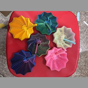 Juguete de decoración 3D con ilusión óptica impresa en 3D, estrella plegable, polígono, torre de rábano, espiral, SDM04, genial para descompresión - Product Image 3