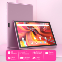 EXW Tablet PC Android 12 10.1 inci, RAM 2GB penyimpanan 32GB 1.3GHz Quad Core layar sentuh kapasitif buatan Tiongkok