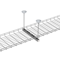 Plateau et panier en treillis métallique galvanisé Vich pour le câblage des centres de données, certifié CE/CUL, capacité de charge de 100 kg