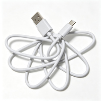 Kabel Pengisian Cepat Usb-c Tipe-C 1m TPE Kabel Data Ponsel USB untuk Android Iso Earphone Kamera