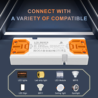Alimentation à découpage 15w ultra-mince DC12V 24V 30W 60W 100W Pilote de lumière LED Pilote de LED