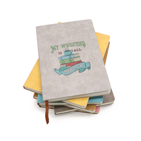 Ensemble cadeau promotionnel d'entreprise personnalisé, carnet en cuir PU A4/A5/A6 avec couverture, sublimation, logo imprimé personnalisé