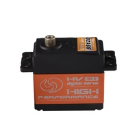 Servomoteur Brushless à Réponse Ultra-Rapide (0,09 Seconde) Haute Tension, Engrenages en Acier pour Buggy RC Tout-Terrain, Pièces DIY