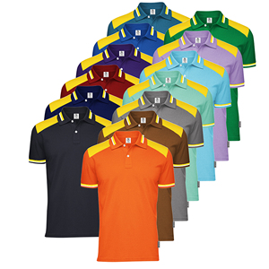 เสื้อโปโลลำลองแขนสั้น เสื้อเชิ้ตคอปกสวมใส่สบายสำหรับใส่ในสำนักงาน - Product Image 1