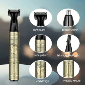 All-in-One Cordless Grooming Kit for Men Hair Trimmer Razor <b>Shaver</b> Body/Nose/Ear Trimmer-Aluminum Alloy Construction - Product Image 4