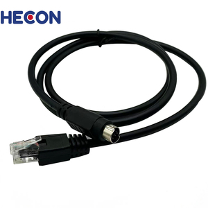 Kabel Scanner MINI Din 5pin Male ke RJ48 10P10C Patch Cord - Product Image 3