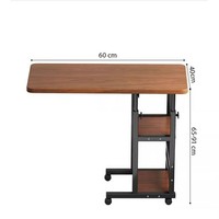 Escritorio Portátil Ajustable en Altura para Cama, Mesa Móvil para Computadora, Escritorio Simple para Estudio en Casa, para Usar en la Cama del Dormitorio