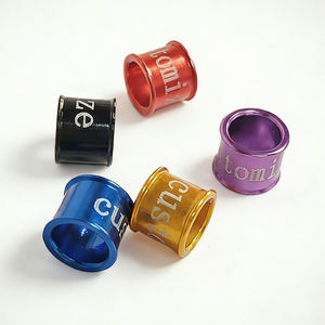 Bagues de pied personnalisées en aluminium pour pigeons et perroquets, prix usine, avis clients - Product Image 1