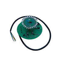 Panneau lumineux couleur pour machine de jeu 12V RGB, bouton de jeu de basket, roue à vent LED décorative en acrylique, maille plastique