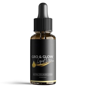 Gouttes de vitamines liquides <span class=keywords><strong>Gro</strong></span> & Glow 60mL avec biotine et collagène, complément alimentaire, vente en gros OEM - Product Image 6