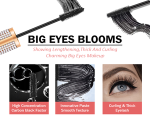 Mascara volumateur noir riche végétalien maquillage naturel imperméable et tridimensionnel pour le <span class=keywords><strong>rehaussement</strong></span> des yeux - Product Image 4