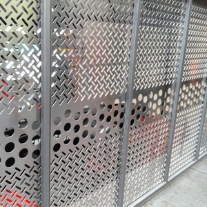 Vente directe usine – Panneau perforé en aluminium pour revêtement mural, façade et écran métallique découpé - Product Image 6