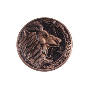 Retro Saint ngoại vi Bộ sưu tập thư đồng xu wowei game Resident Evil Unicorn Lion commemorative coin - Product Image 6