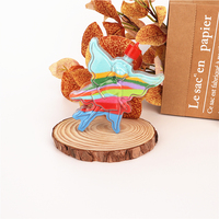 Bouteille d'art de sable de forme différente vide en PVC avec bouchon ou bouchon jouet éducatif pour enfants