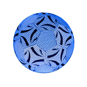 2025 KHASON modèle 6531 vente directe d'usine qualité lumineux PU ballon de football holographique lueur dans le noir taille 5 entraînement Durable - Product Image 3