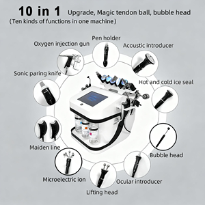 10 in 1 Health Care Hydra Dermabrasion Facial Cleaning <b>Massage</b> Products Oxygen Injection Dermabrasion <b>Machine</b> - Product Image 5