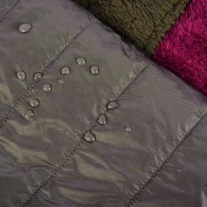 Vải Chần Lót Màu Xám Kim Loại Sọc Dọc Tùy Chỉnh Cho Áo Khoác Mùa Đông - Product Image 1